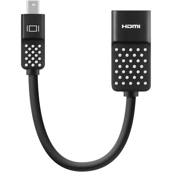 Belkin HDMI Adapter Mini DisplayPort Cable Black - Picture 1 of 6